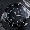 NEW model HYAKUICHI 101 38mm 20 ATM water resistant sweep seconds diver's watch ceramic bezel non-date wristwatch black men's women's unisex