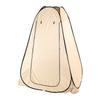 Outdoor Shower Tent Black Coated Water Proof Wind Proof Portable Pop Up Changing Tent with 1 Door 2 Windows for Toilet