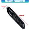 Upgrades s Auto Zijpaneel Luchtinlaten Roosters met Corrosiebestendige TPU Constructie Auto Buitenkant Accessoire voor Eenvoudige Doe-het-zelf Upgrades