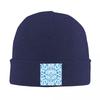 Arai  Light Blue Maori Pattern Warm Knitted Cap Winter Knit Bonnet Hat Skullies Beanies Hip Hop Caps for Unisex