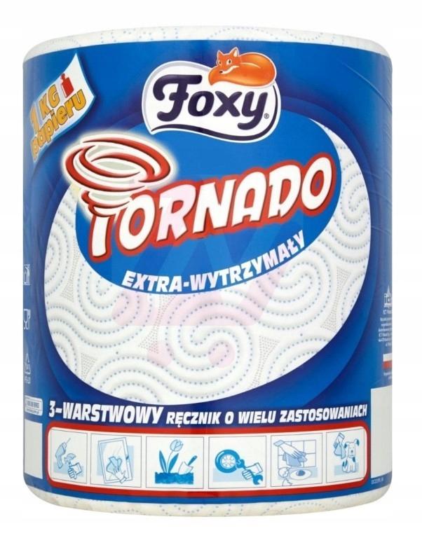 Rotolo di carta da cucina Foxy bianco a 3 veli