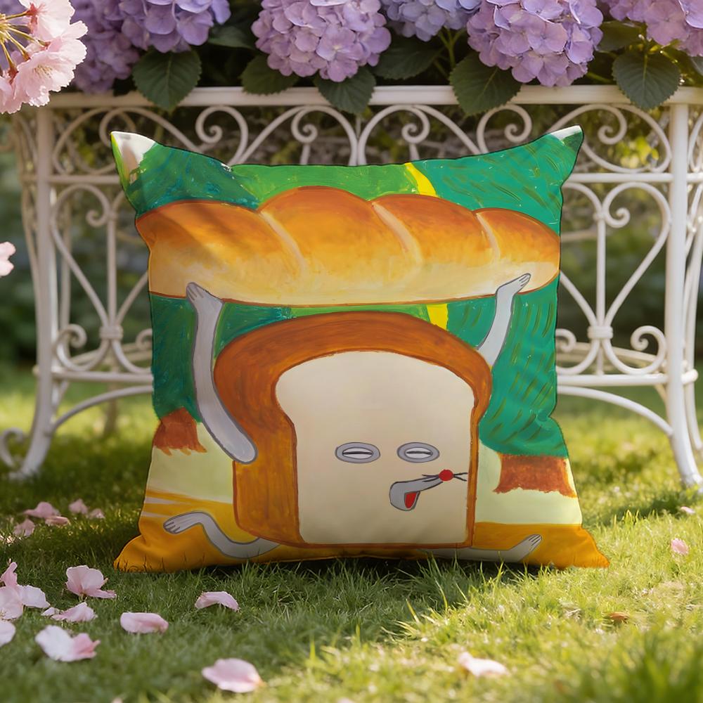 B-Book B-Bread thief cute Cushion Cover Home & Car Dual-Scene Pillow Cover: Reversible for Premium Comfort