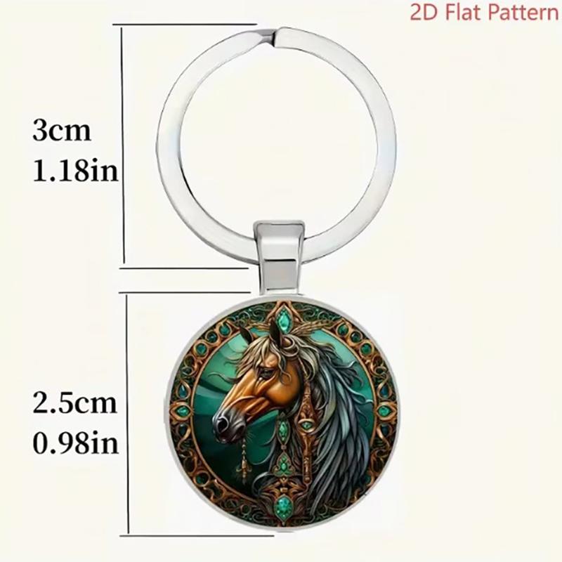 Porte-clés cheval élégant en alliage de zinc. Cadeau durable et élégant pour hommes et femmes. Idéal pour les vacances et les amoureux des chevaux