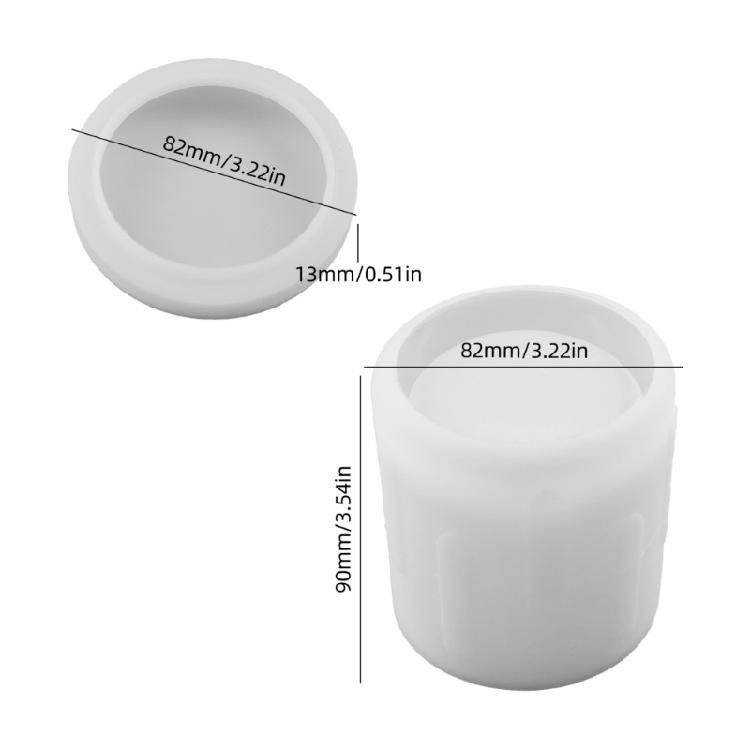 Multi Purpose Silicone Resin Mold Heart Charm Crafting Tool For Epoxy Clay Candle Jar Decorative Container Art Projects