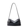 Boston pillow bag underarm leather messenger bag women's summer leather women's model with zipper commuter shoulder bag