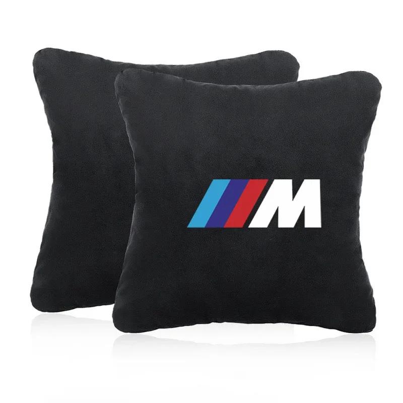 Car Sticker 2025 Hot Car Headrest Neck Support Cushion for BMW M F31 F34 F32 E52 E53 E60 E90 E91 E92 E93 F01 X1 X2 X3 X4 Auto Ac