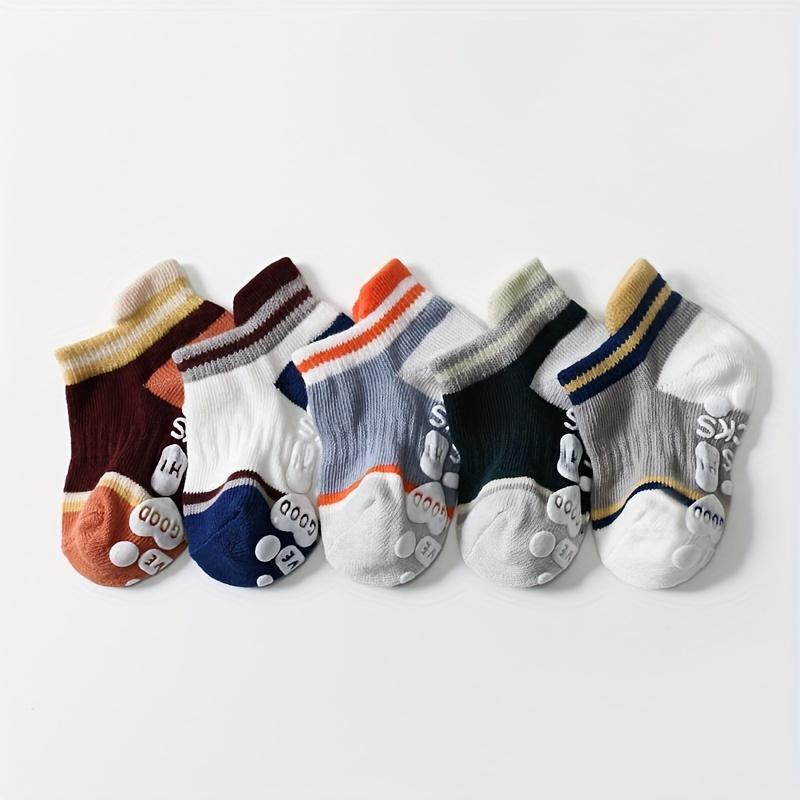 5 Pairs Of Baby Girl's Non Slip Socks