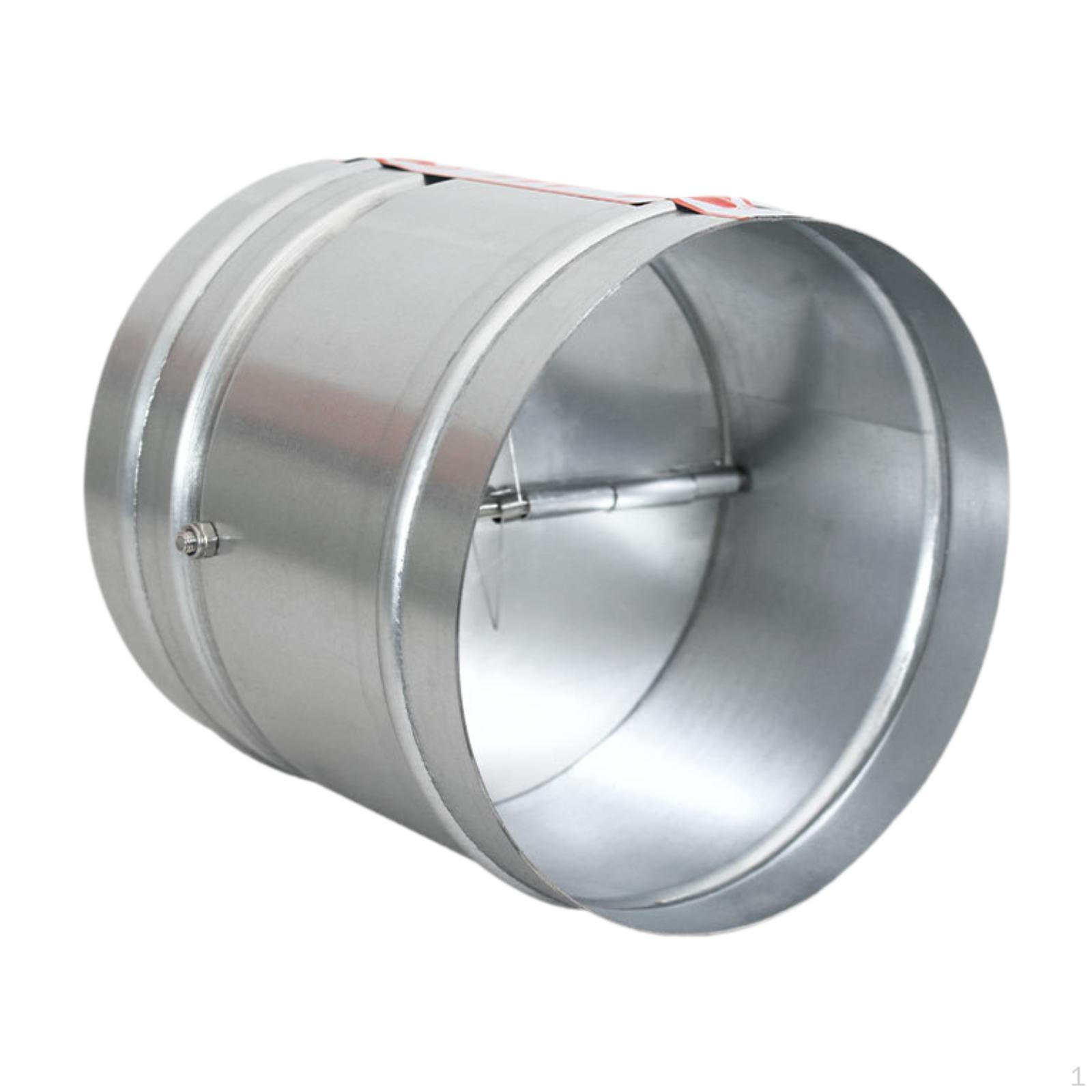 

Воздуховод для систем вентиляции, Легко устанавливаемые круглые адаптеры из оцинкованной стали, Вытяжной 11cmx11cmx15cm