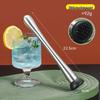 Stainless Steel Ice Crusher & Cocktail Muddler - Plastic Milk Tea & Lemon Hammer Bar Tool