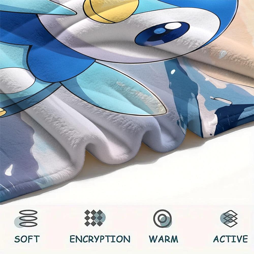 Bonsly Print Flannel Blanket, High quality Comfortable for All Seasons, Home Decor, Warmth and Comfort
