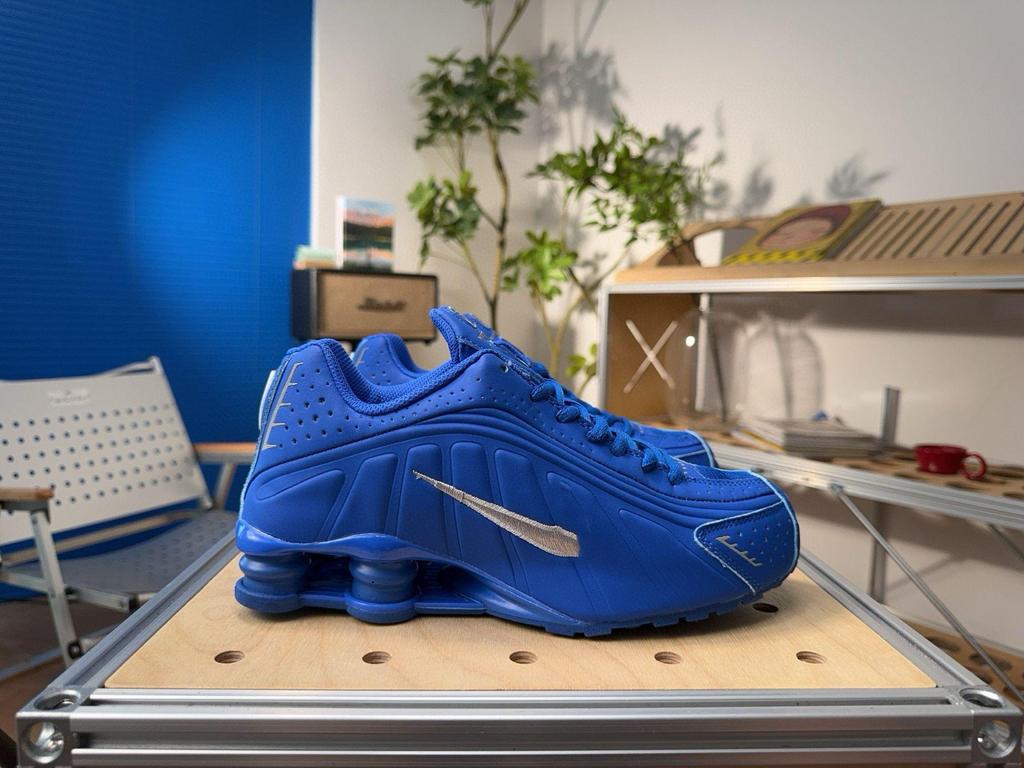 Neymar Collaboration Men's Outdoor Air Cushion Running Shoes with Colorful Columns - Unisex Sports SHKOX R4