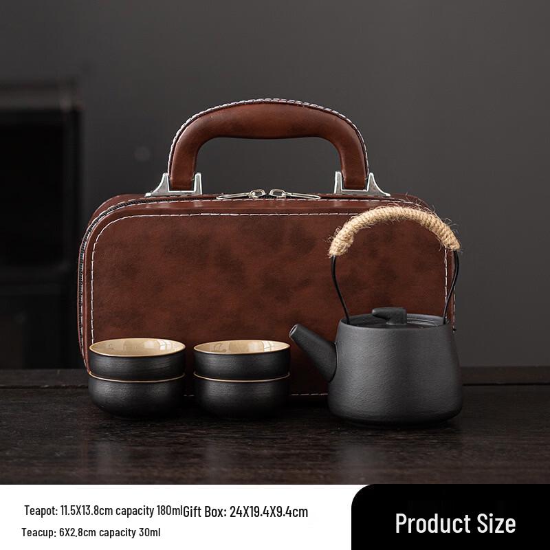 Yipan Nordic Portable Ceramic Travel Tea Set
