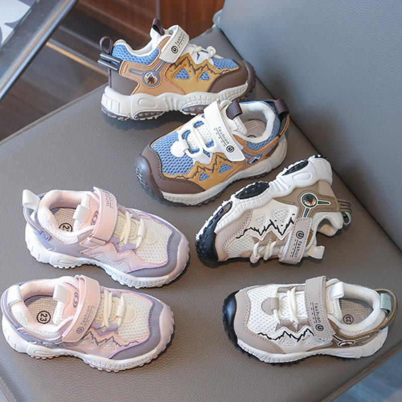 Fashion Girls' Shoes Spring New Kids Sports Shoe Soft Soled Girls Casual Shoes Anti Slip Boys' Shoes Simple Child Casual Shoe