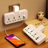 Light Indicator AC Power Strip Durable Wall Mounted Socket  Home Office