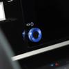 Car Volume Switch Knob Cover Trim Ring For Toyota Tundra -2025 Blue Aluminum