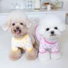 Autumn and Winter Home Love Embroidery Base Shirt Cute T-shirt Pet Clothing Cat Clothing Pet Clothing Teddy Puppy Clothes