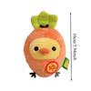 Cute Carrot Costume Chicken Keychain Cartoon Animal Character Keyring Collection Gift Accessories