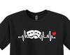 Theater Masks Heartbeat Shirt, Actor Gift