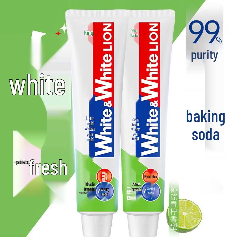 Lion WhiteWhite Baking Soda Probiotic Toothpaste 120g