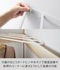 Yamazaki Tower Corner Clothes Compatible with Drywall 83cm W X 26cm D X 3cm H Drywall Tweezers and Wood Screws To Make Holes Less Model 10017 Rack,