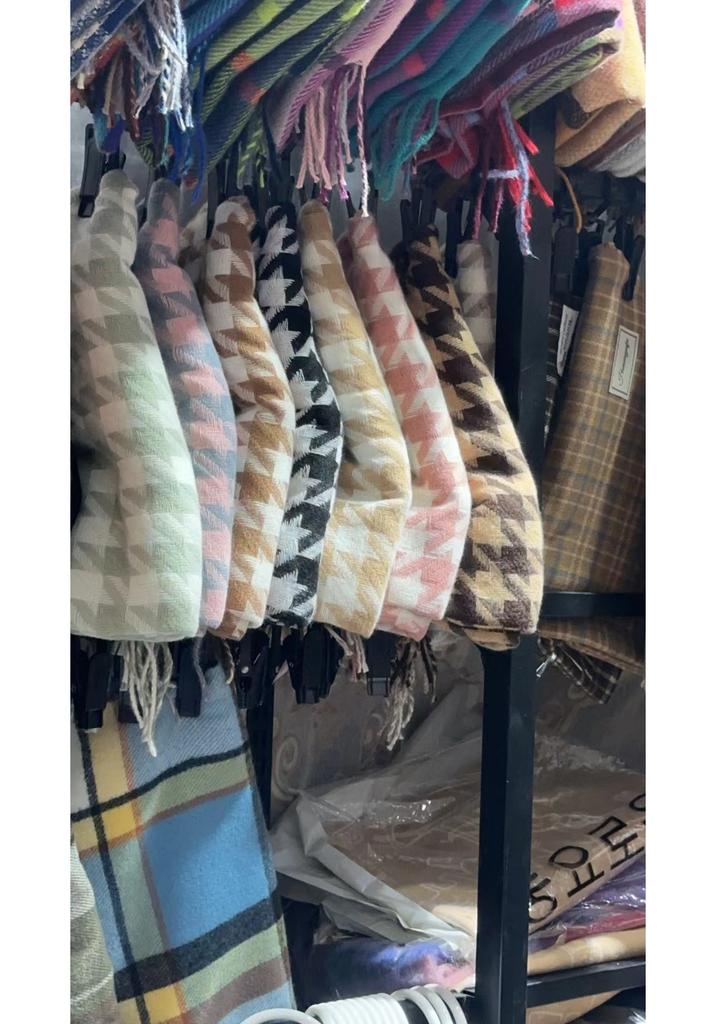 New Daqiandao Plaid Scarf Women Korean Version of Japanese Versatile Fashion Ins Internet Celebrity Autumn and Winter New Scarf