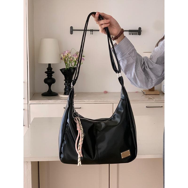 

Сумка-тоут в стиле ретро с текстурой, женская, простая, нишевая, сумка на плечо, модная, трендовая сумка через плечо