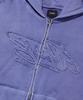 Suade Loose Suade Hood Zip Up [Pigment Purple]