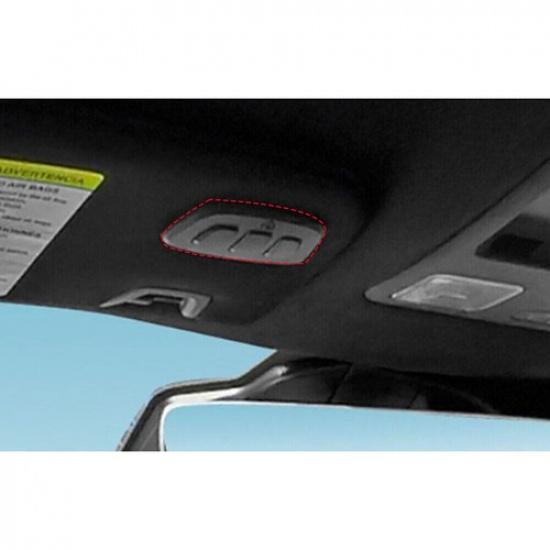 Front Reading Light Switch Cover Trim For Ford Mustang 2024-25 ABS Carbon Fiber