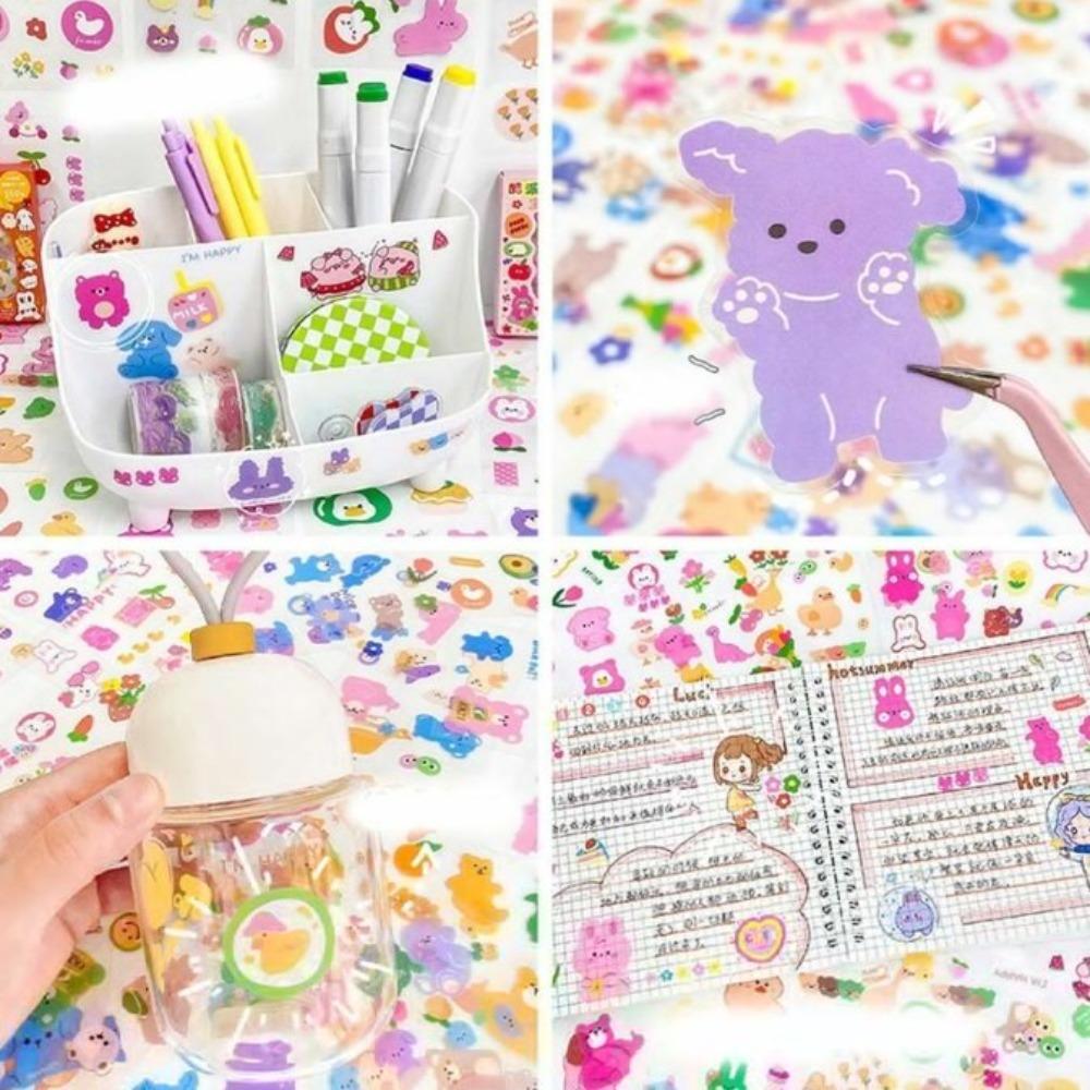 

Sticker Transparent Boxed Ledger Stickers Strong Viscosity Hand Account Stickers