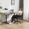YOUTASTE Black Office Desk Work No Good for Your Height 16 Degree Front and 360 Degree PU Office Chair with Easy To 5 Year Black Chair, Chair, Study,
