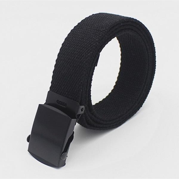 Ceinture Femme Toile Jeans Décorative Boucle Automatique Ceinture en Tissu Ceinture Femme