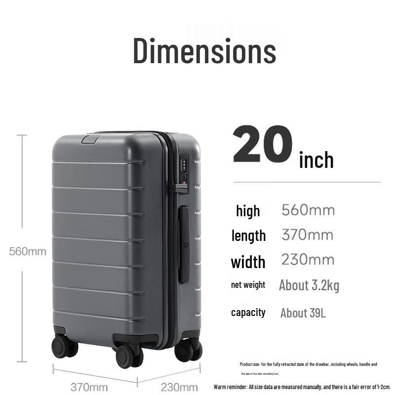 Жесткий ручной чемодан Xiaomi Mijia 20 дюймов 20-inch