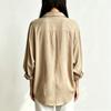 Women's Casual Button-Up Long Sleeve Shirt Blouse for Everyday Wear and Outings