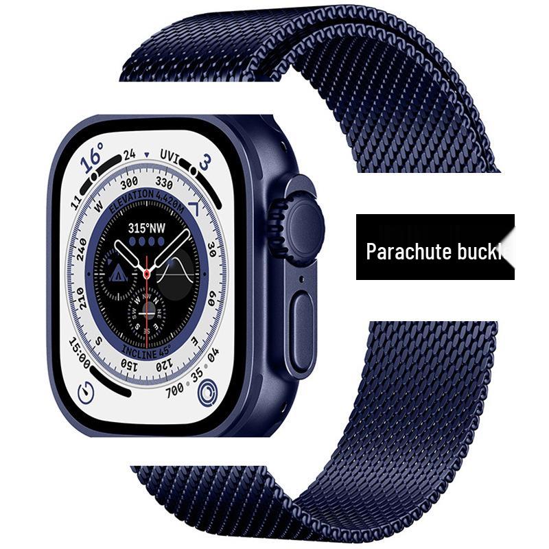 Original Milanese Steel Strap for Apple Watch Ultra2, iWatch10