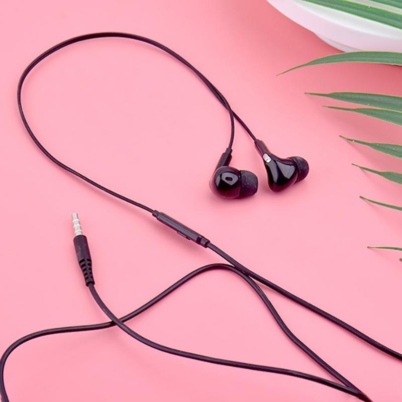 Macaron Farbe In-Ear Kopfhörer 3,5 mm Computer Mobiltelefon Musik Anruf Kopfhörer Einfache Bass Spielkopfhörer mit Mikrofon