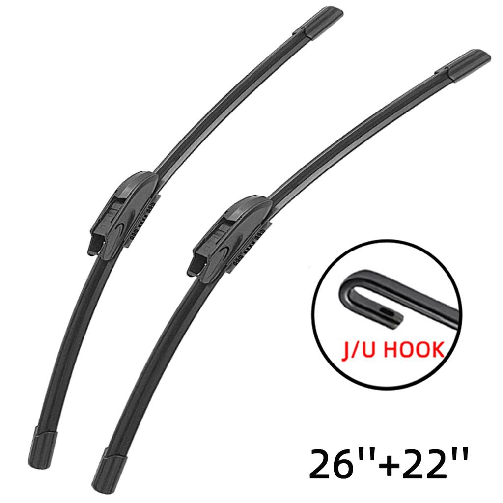 S For My Car Pair Of 19" Bracketless Wiper Blades - J-Hook - Foto 3