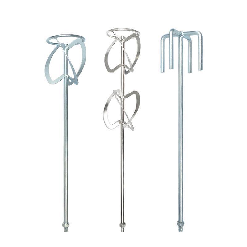 S-Type Spiral Mixing Rod for Drill - 304 Stainless Steel