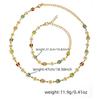 Dopamine Fresh Butterfly & Daisy Forest Necklace and Bracelet Set for Women