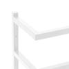 Vidaxl Towel Rack, White, 24X12X48 Cm, Steel