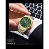 POEDAGAR Luxe Herenhorloge Datum Week Waterdicht Lichtgevend Roestvrij Staal Horloge voor Man Casual Kwarts Horloges Mannelijk Sport+Doos
