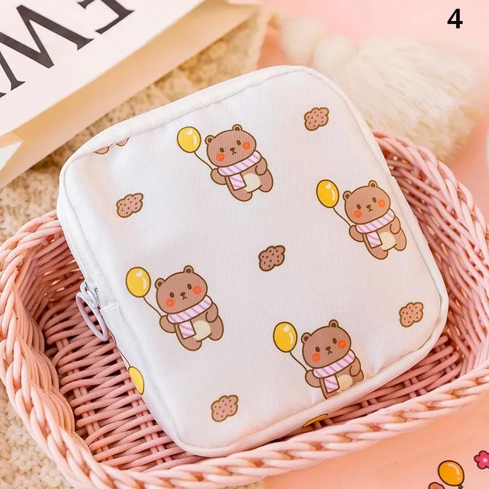 Waterproof Tampon Storage Bag Sanitary Pads Coin Purse Bag Travel Portable Makeup Lipstick Pouch Cute Data Cables Organizer
