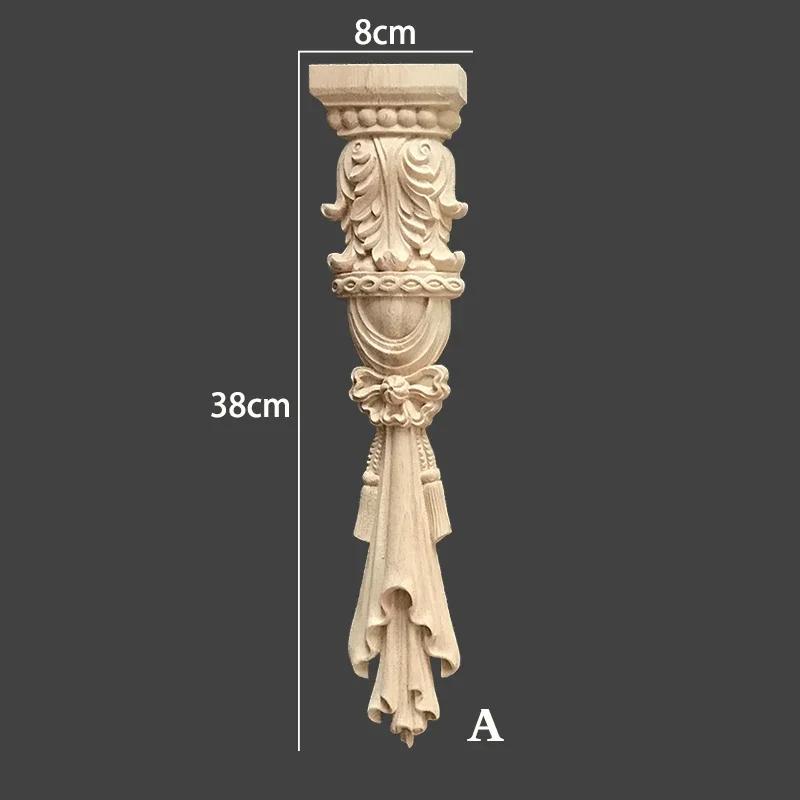 Dropshipping  classic Roman column solid carved carving decoration Chinese stud beam support beam furniture fireplace cabinet