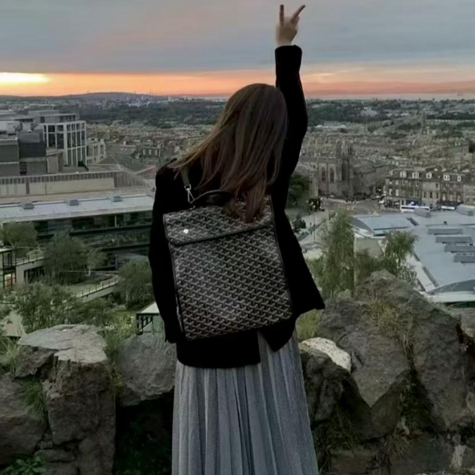 2025 Goya Kostkovaný Velkokapacitní Unisex Dojížděcí Batoh