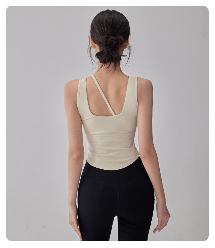Shockproof One-Piece Sports Vest: High-Strength Support with Beautiful Back for Yoga and Running