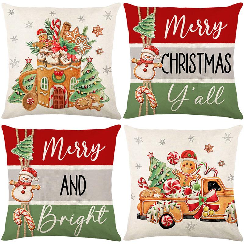 Pillowcases Without Core Christmas Pillows Bedroom Bedside Cushions Living Room Sofa Pillows