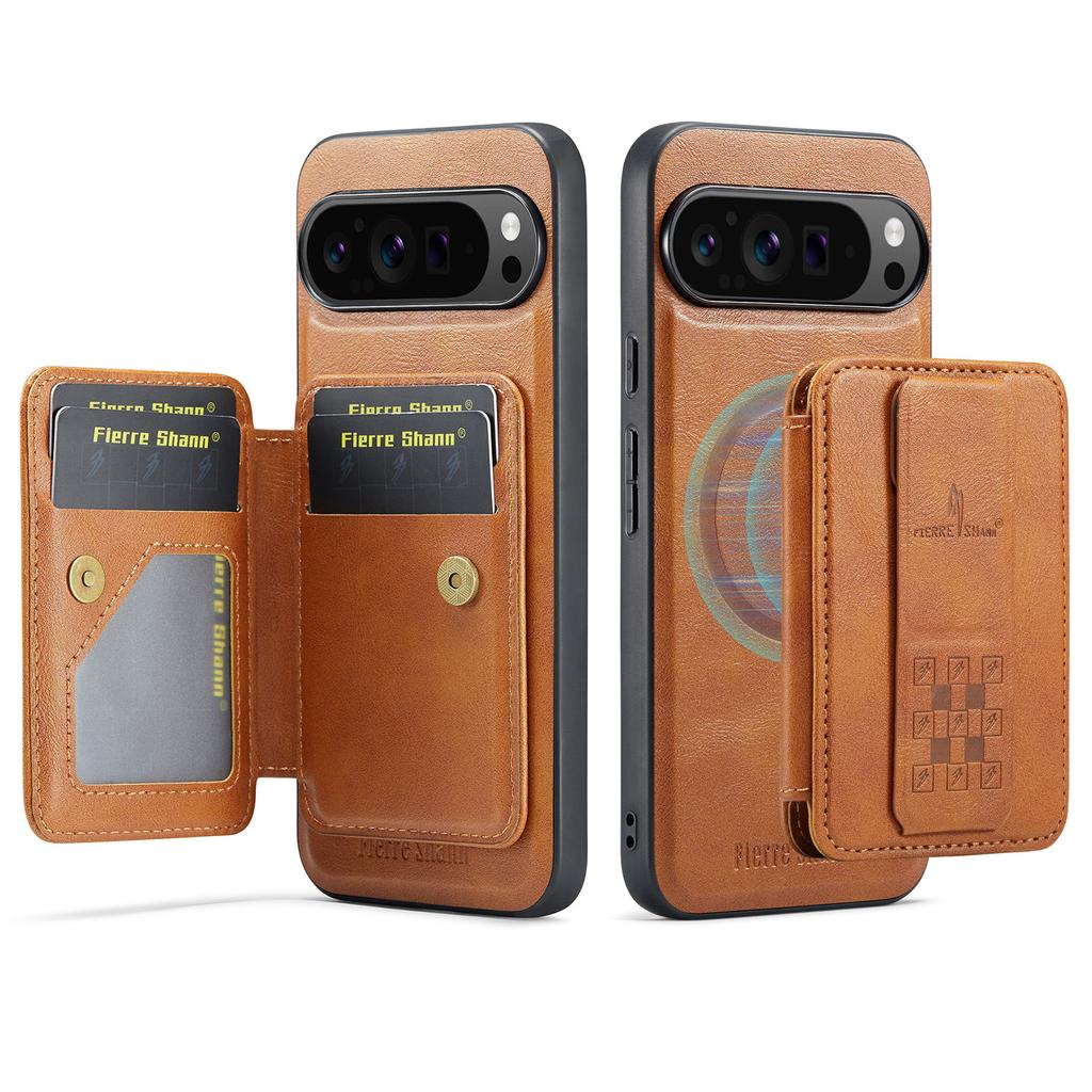 Detachable Magnetic Wristband Auto Leather Phone Case for IPhone Google Pixel 10 Pro XL Pixel9 9a 8 8a 7 7a Card Holder Wallet