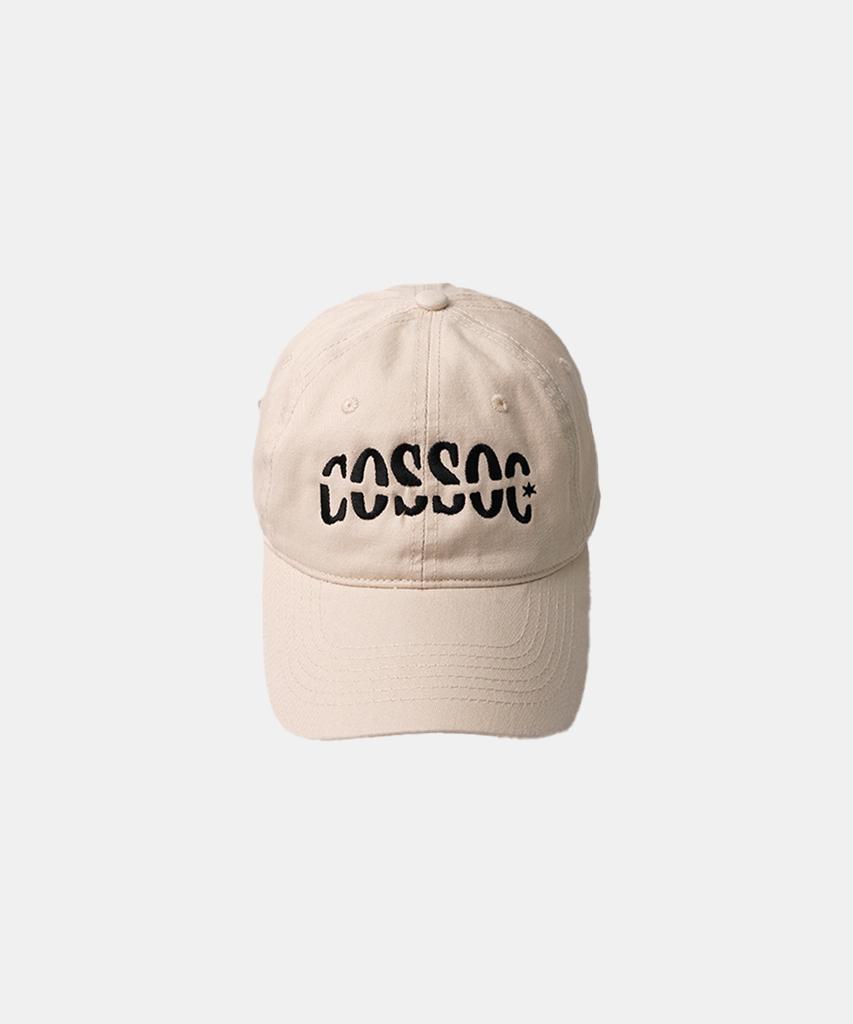Koso Basic Text Logo Washed Ball Cap (Burgundy)