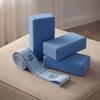 Pilates Blocks and Strap Set Non-Slip Brick Numbered for Beginners