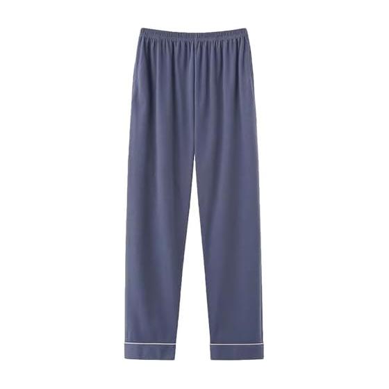 [STARZORA] Pajama Pants, Men s, Cotton, Room Wear Bottoms, Men s Pajama Bottoms, Thin, Plain, Spring, Summer, Autumn