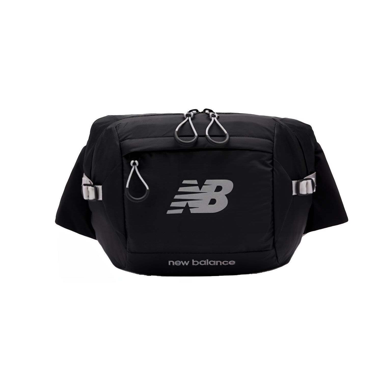 

New Balance Fashion Versatile Casual Sports Nylon Waist Bag Unisex bags Black LAB13135 Black,One Size